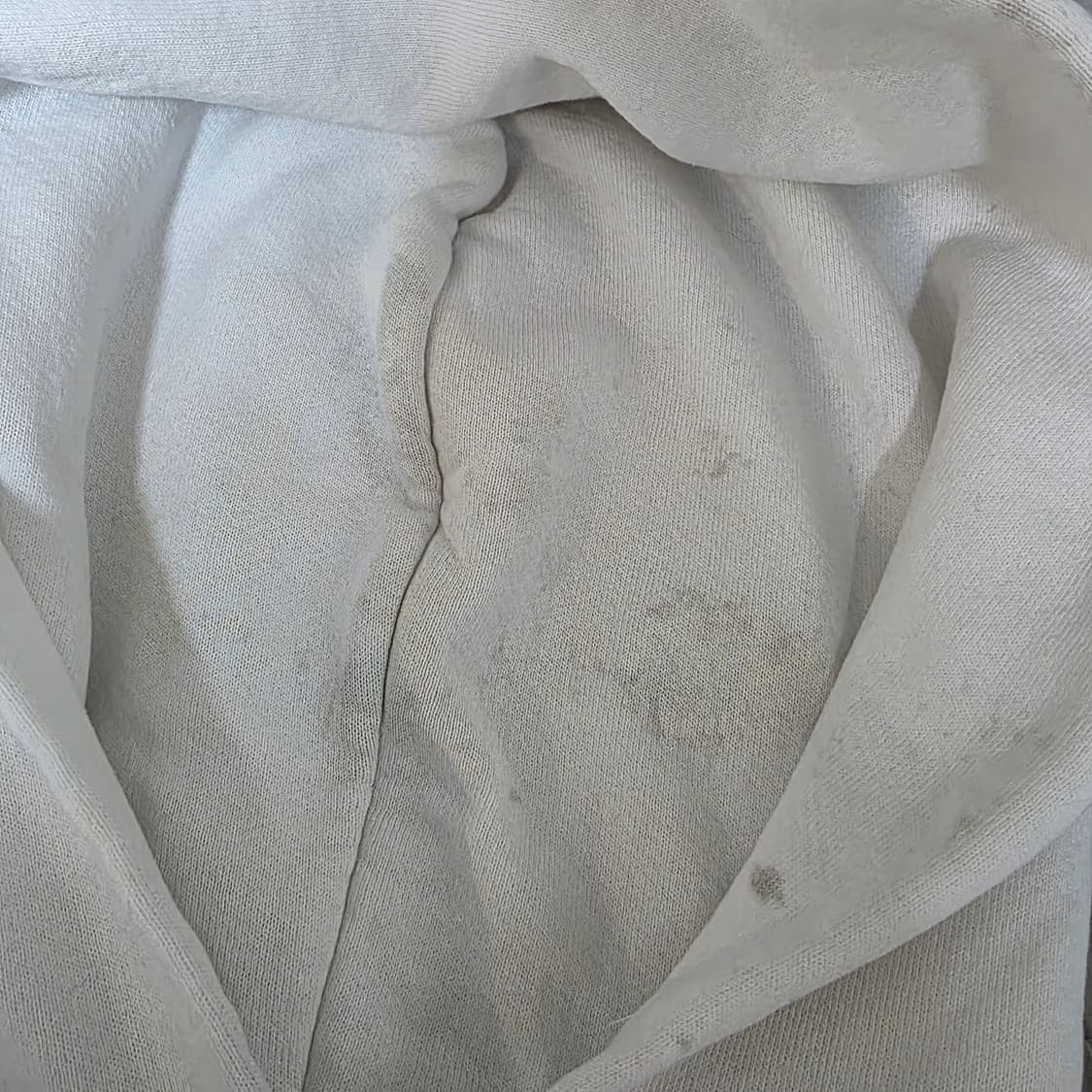 [XL] 90s 빈티지 러셀 애슬레틱 화이트 후드집업 USA 페인트 상품이미지4