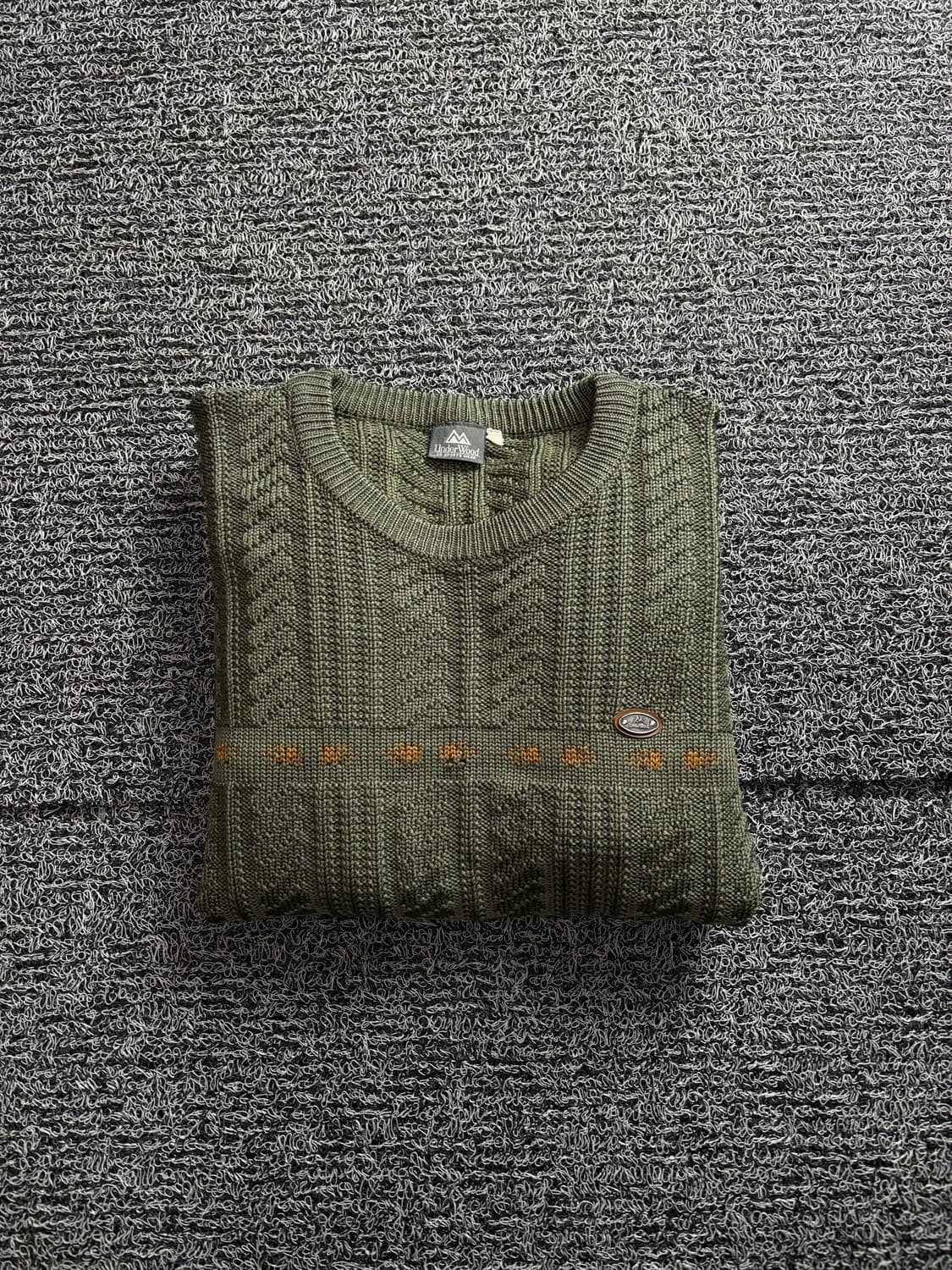 빈티지 아카이브 미니멀 케이블 니트 3110 상품이미지1