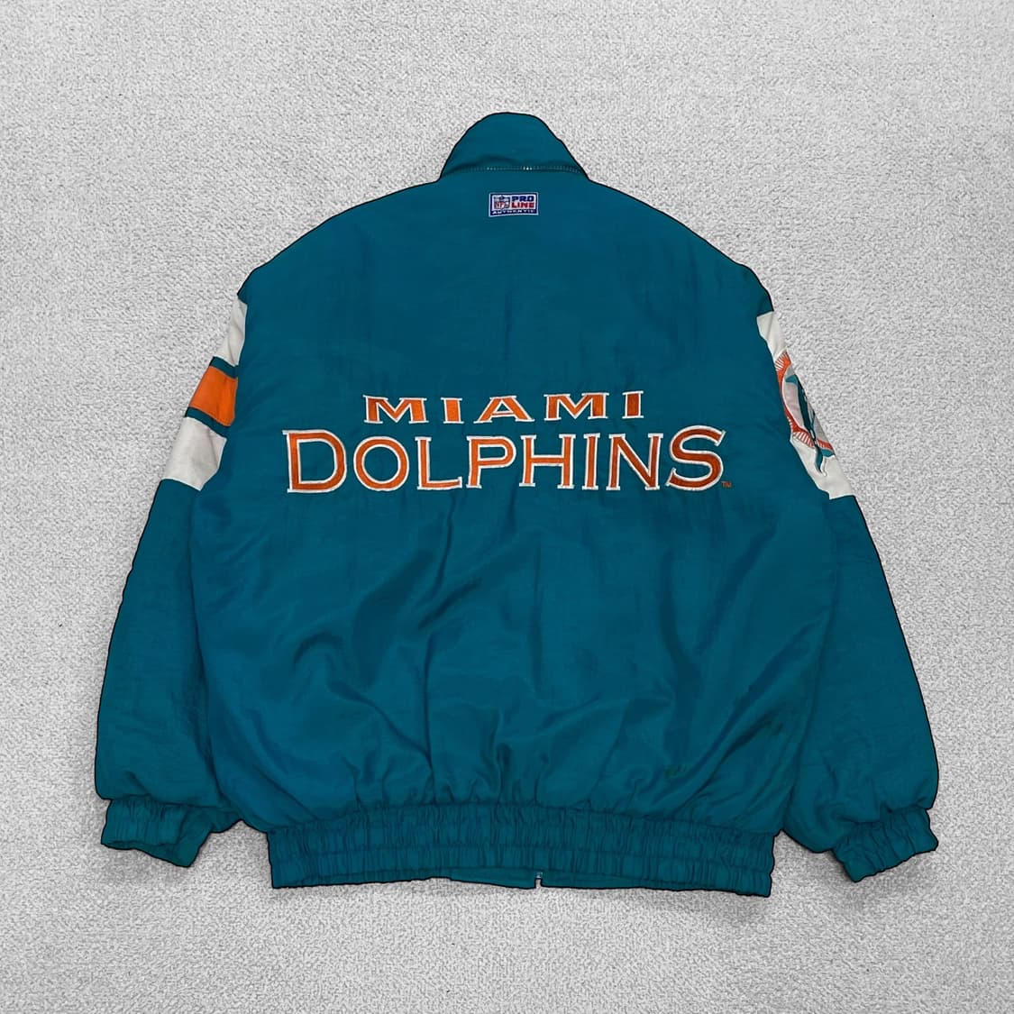 로고에슬레틱 90s 올드스쿨 마이애미 돌핀스 점퍼 자켓 상품이미지2