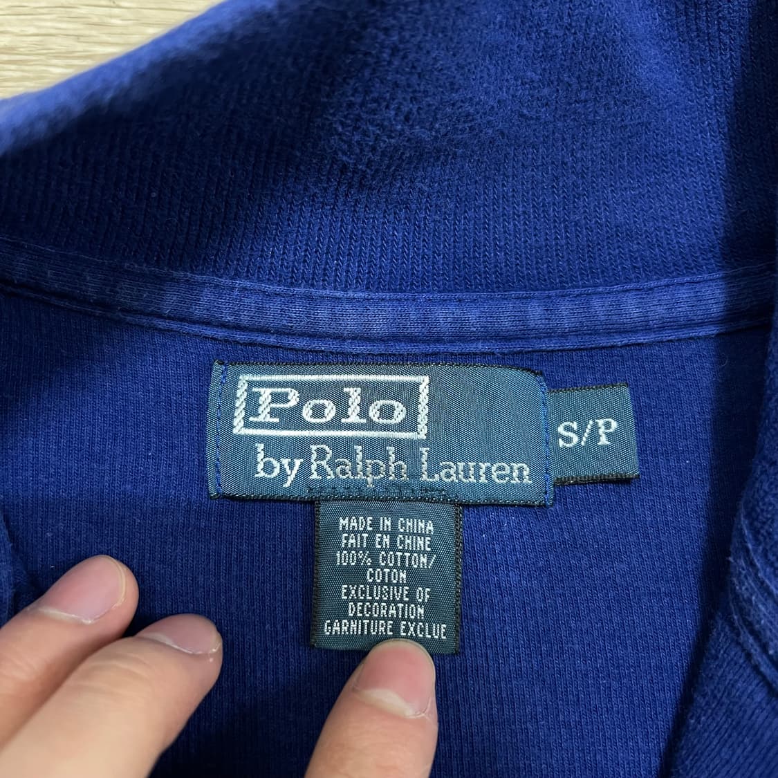 폴로 랄프로렌 스몰포니 쿼터집업 반집업 니트 [네이비] S/90 상품이미지5