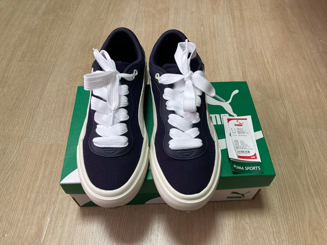 [280] 푸마 카프리 로얄 스니커즈 / 네이비 아이보리 상품이미지1