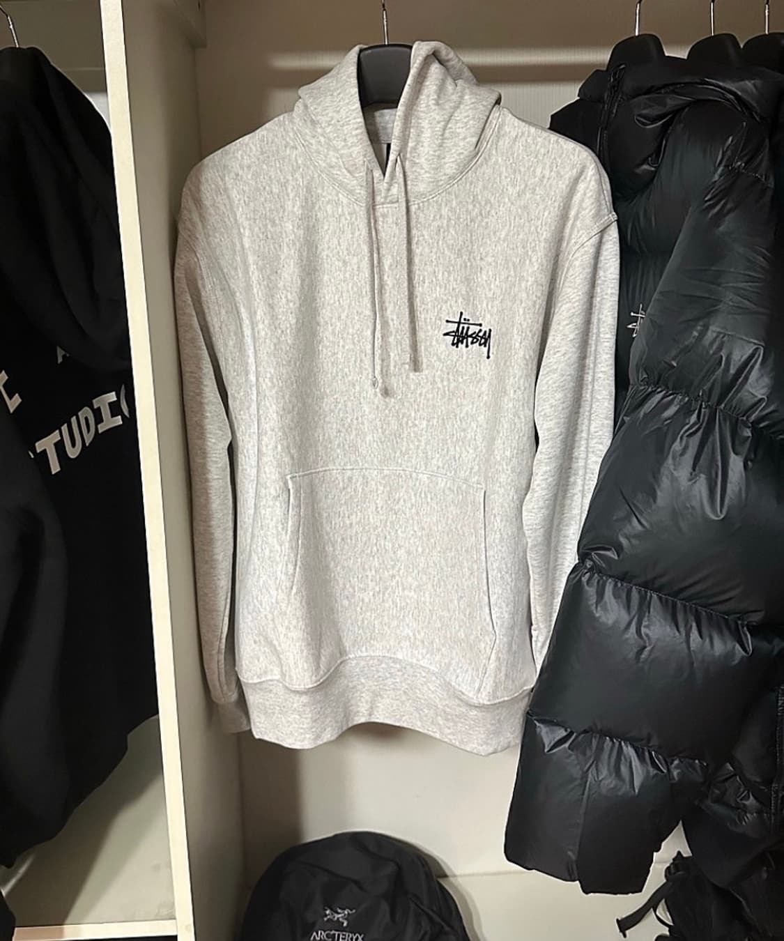 스투시 애쉬헤더 베이직 후드 상품이미지2