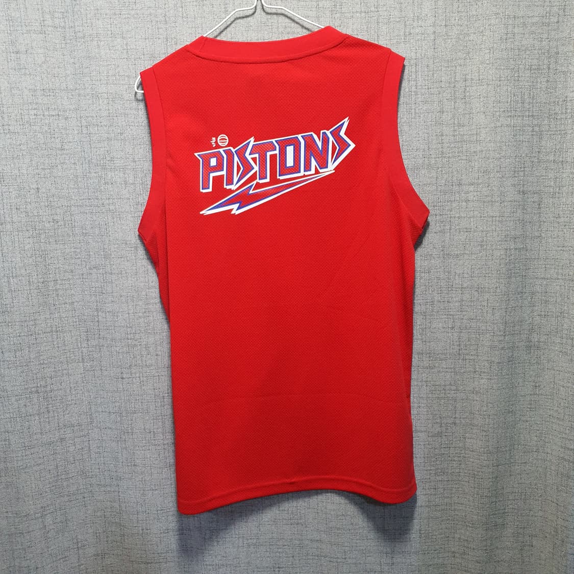 NBA 디트로이트 피스톤즈 농구 유니폼 레드  상품이미지2