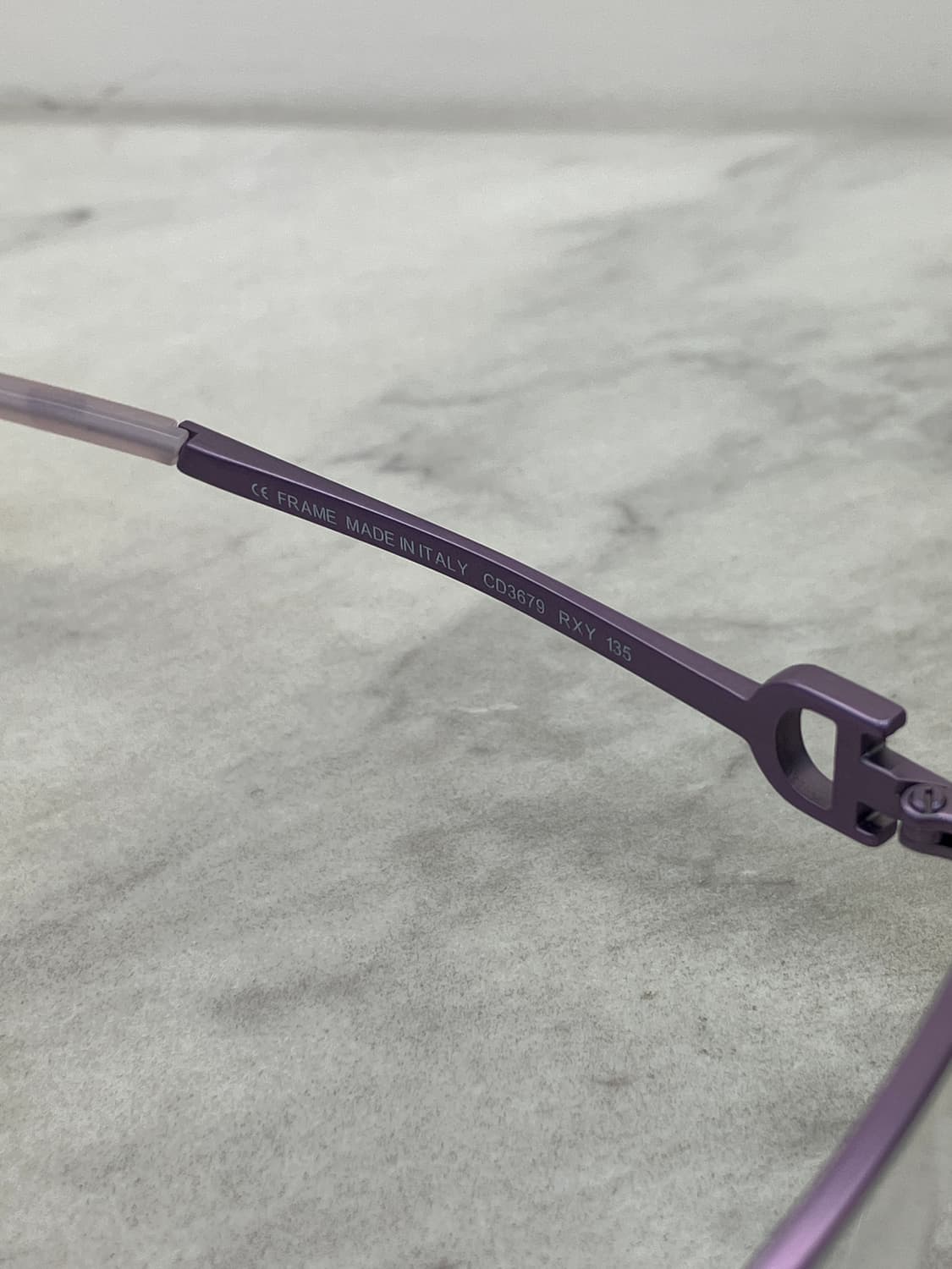 디올 Dior 바이올렛 소프트 스퀘어 반무테 메탈 안경 상품이미지7