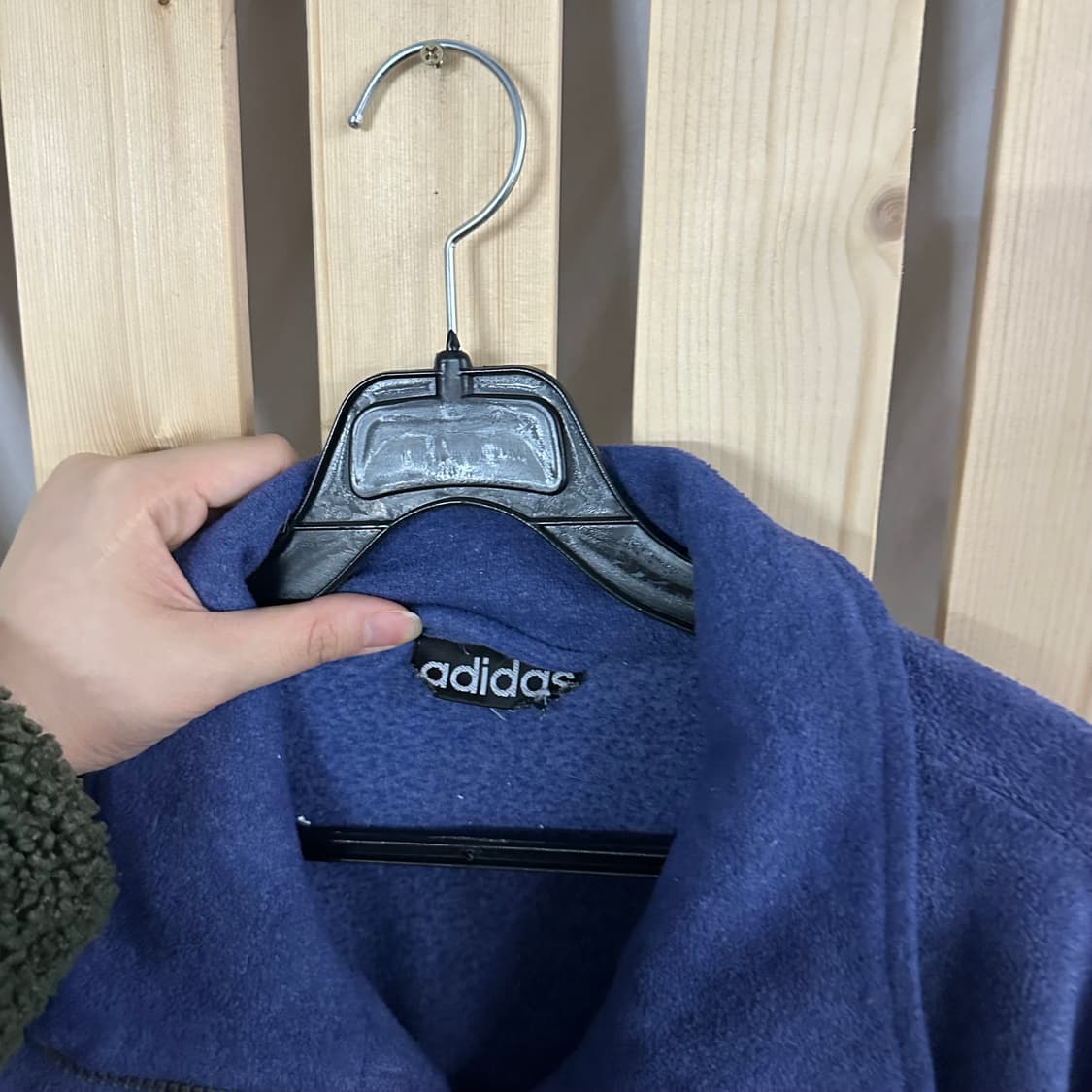 (XL) 아디다스 80s 퍼플 에스닉 올드스쿨 플리스 후리스 상품이미지4