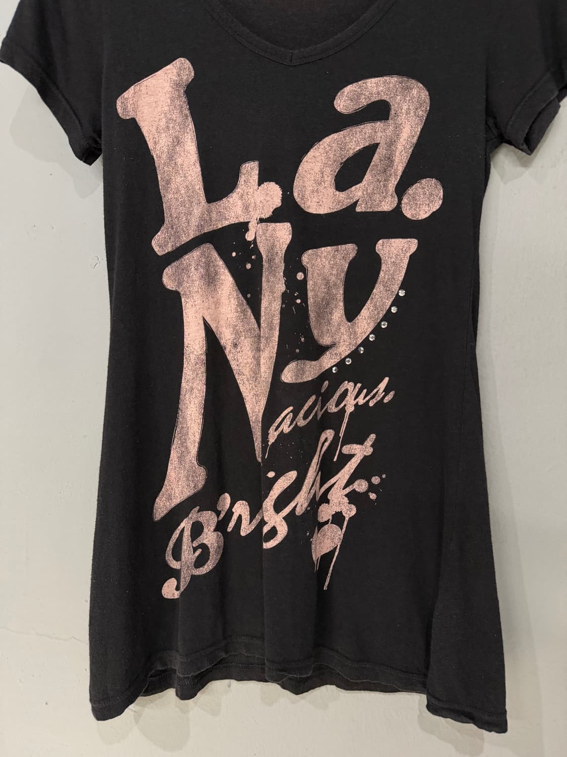 y2k lettering point tee 상품이미지6