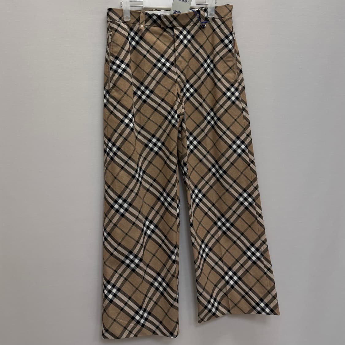 버버리 체크 테일러드 스트레이트 레고 팬츠 ( 32 ) 상품이미지2