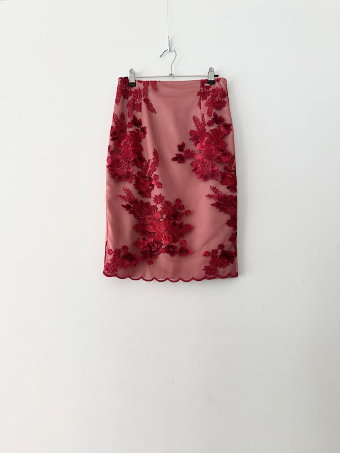 Organza oriental skirt / red 상품이미지1