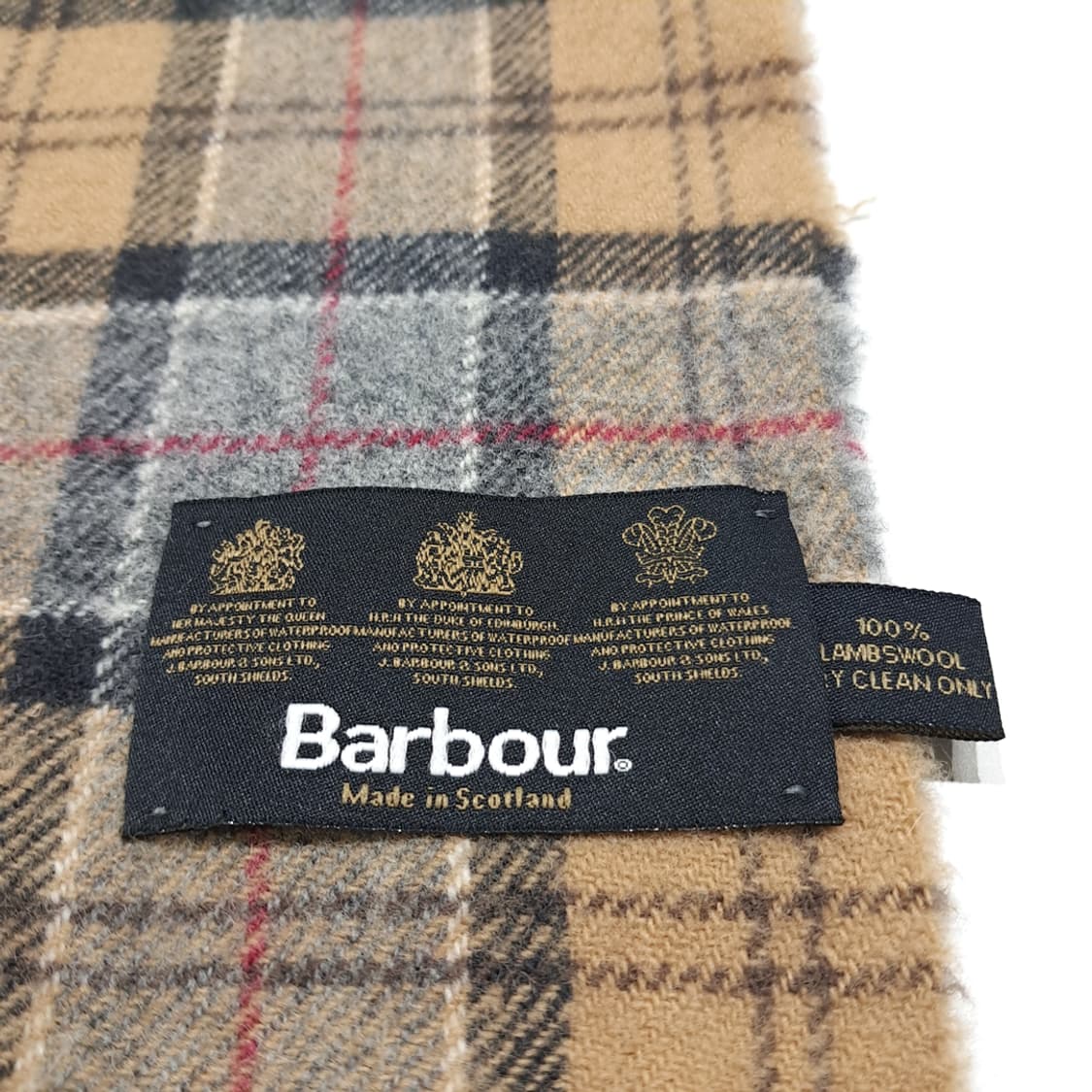 MX633 바버 90s 스코틀랜드판 램스울 클래식타탄 머플러목도리 상품이미지5