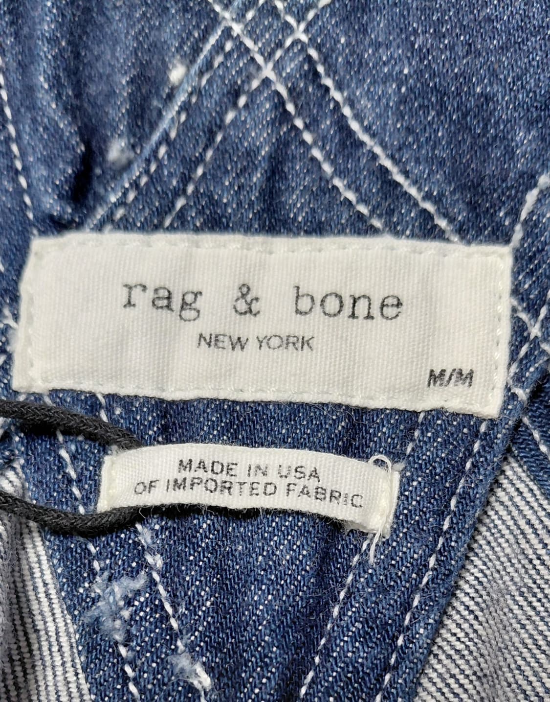 랙앤본(rag & bone) 린스 워시 데님 오버롤 (M) 무료배송 상품이미지5