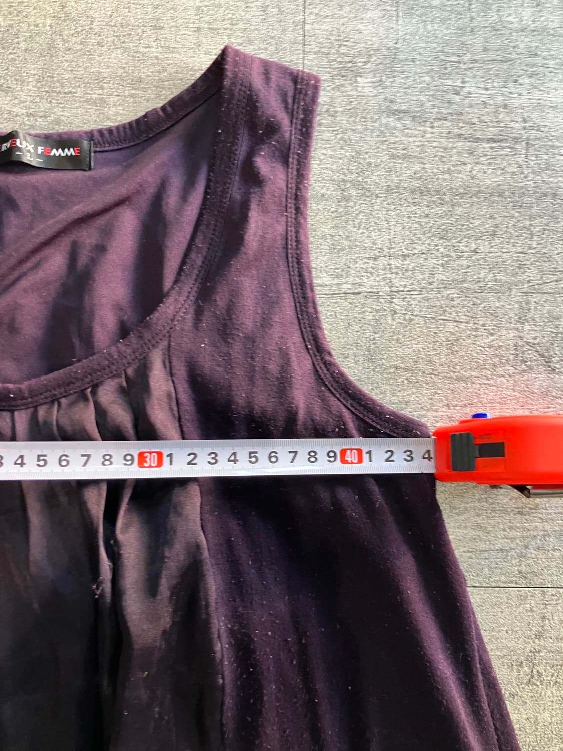 일본빈티지 Nerveux 달천깔페어리 공주풍 레이어드원피스 퍼플 상품이미지2