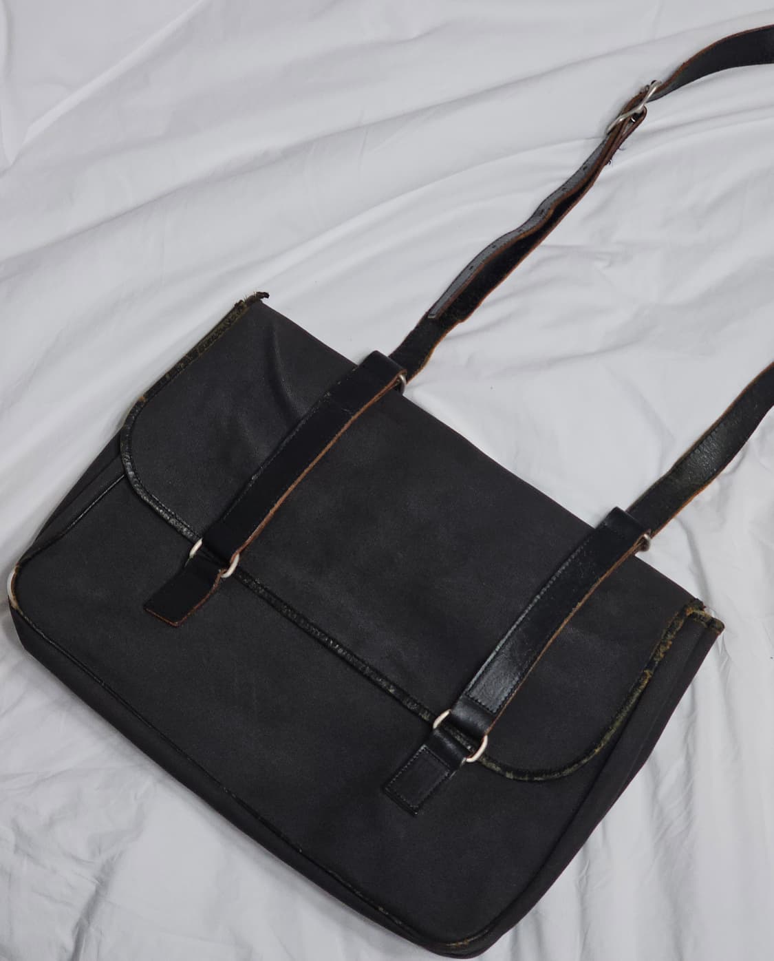 80'~90' 초반(다나카 옴므 추정) 꼼데가르송 옴므 메신저백 상품이미지1