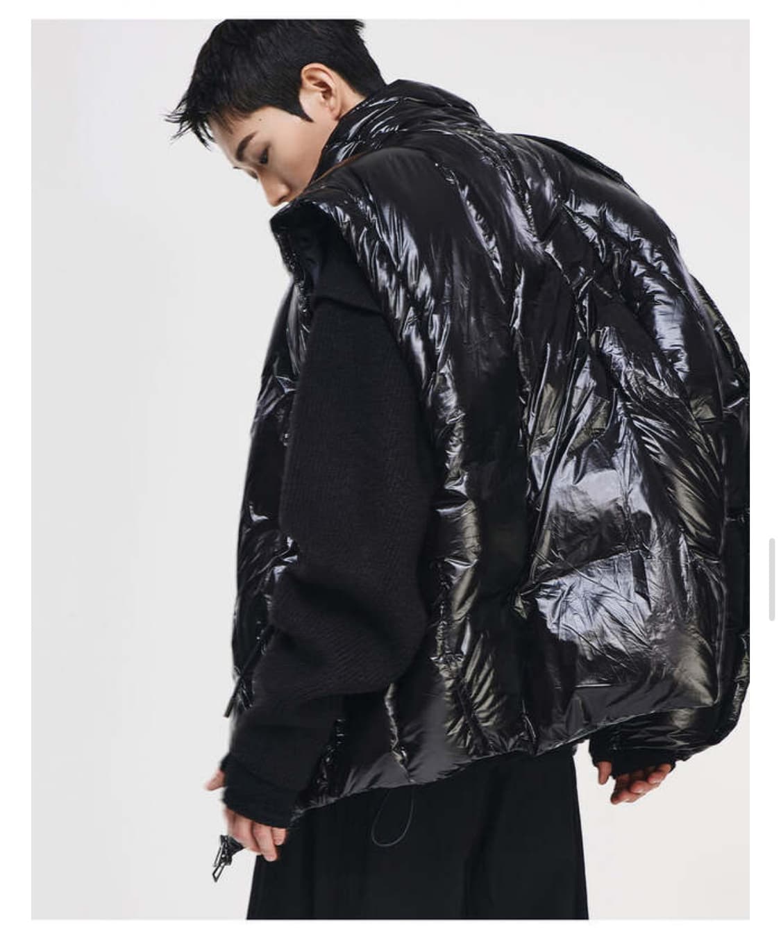 송지오 x 엘리엇 에밀 물리네 다운 점퍼 블랙 48 상품이미지1