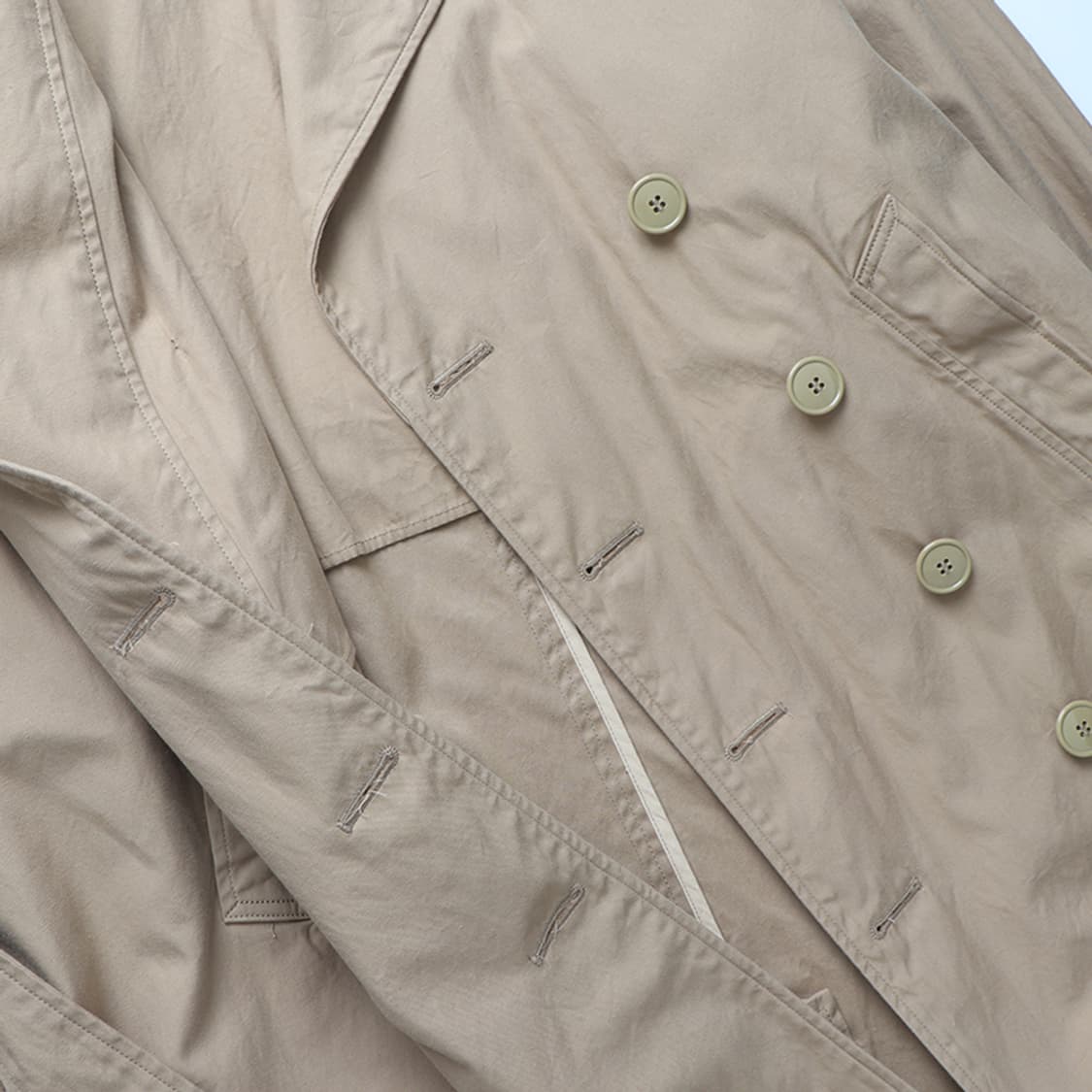 Buzz Rickson's × BEAMS BOY Trench Coat 상품이미지8