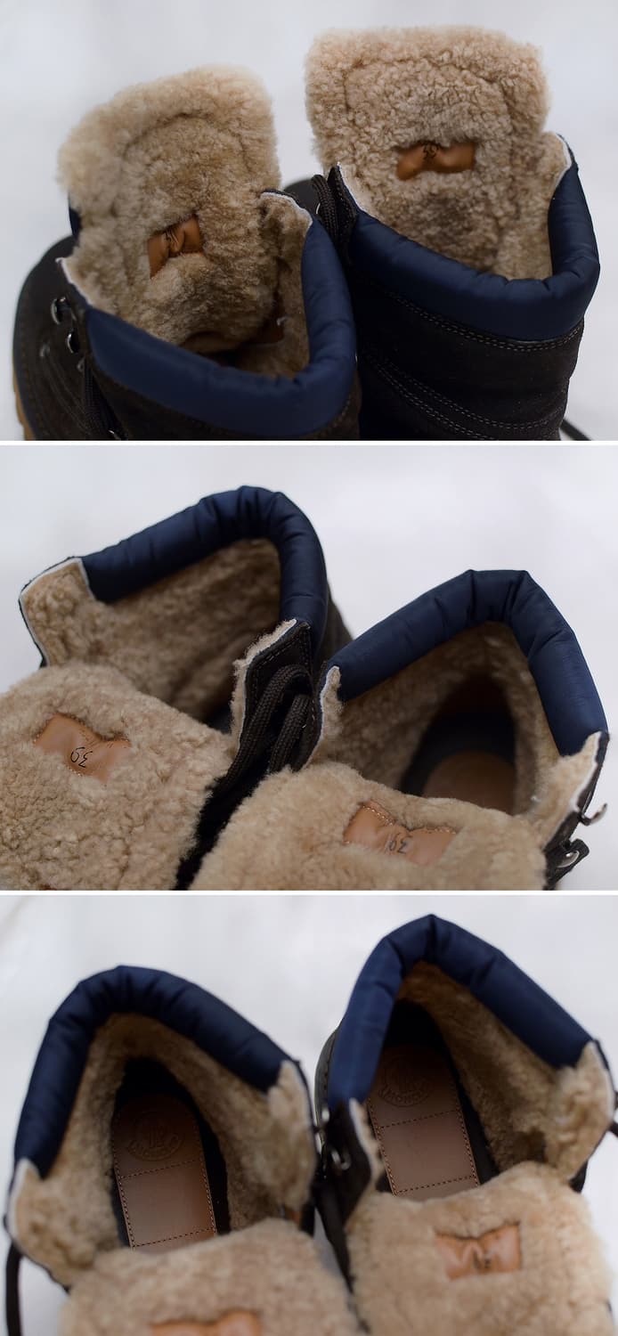 몽클레어 이지드 양모 시어링 가죽 방한부츠 (39 / 250-255) 상품이미지5