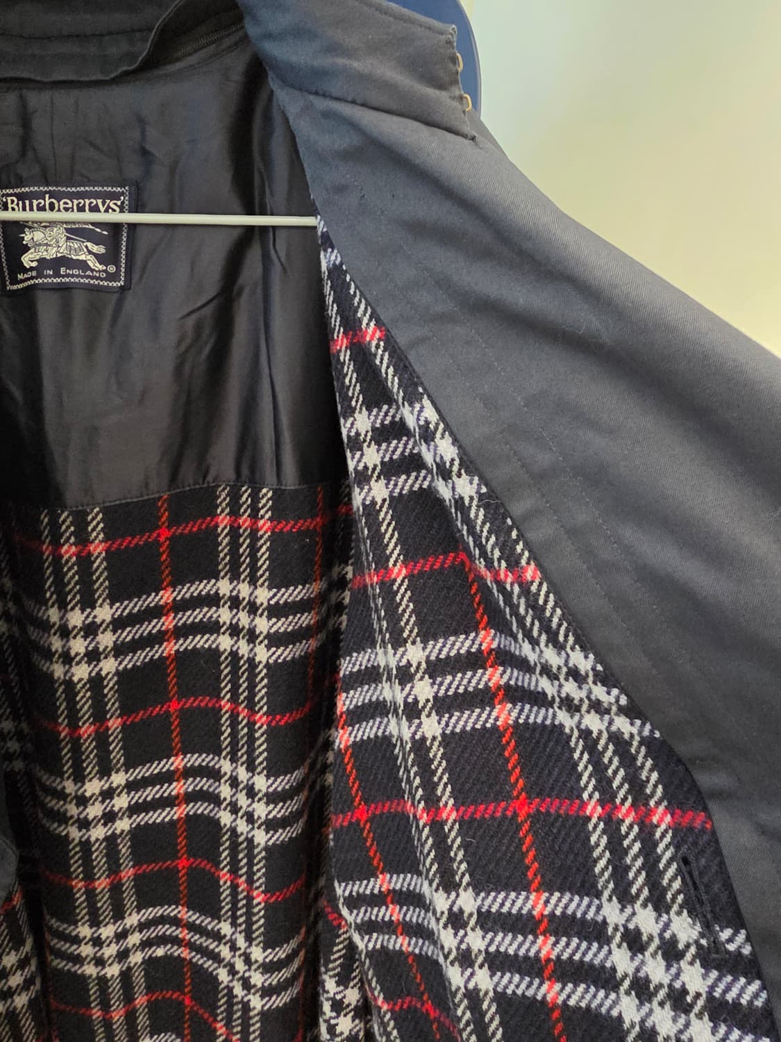 버버리 네이비 빈티지 트렌치코트 BURBERRY Navy Vintage 상품이미지4