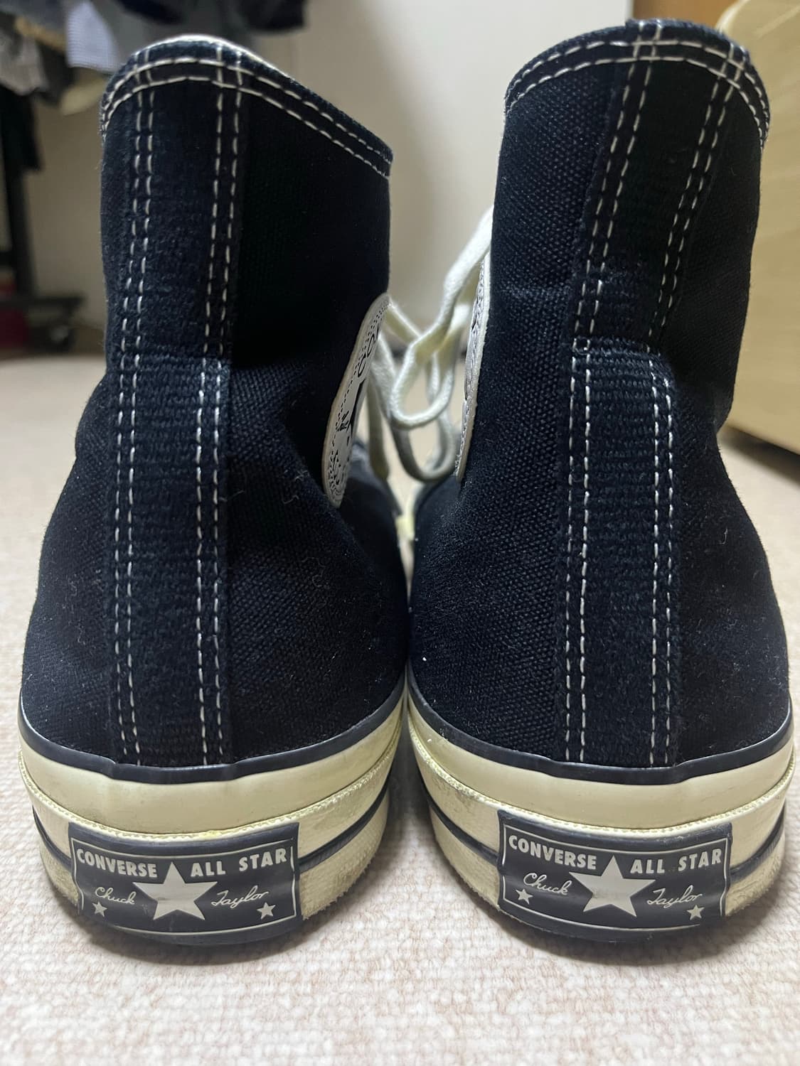 [295] 컨버스 척 70 하이 블랙 상품이미지3