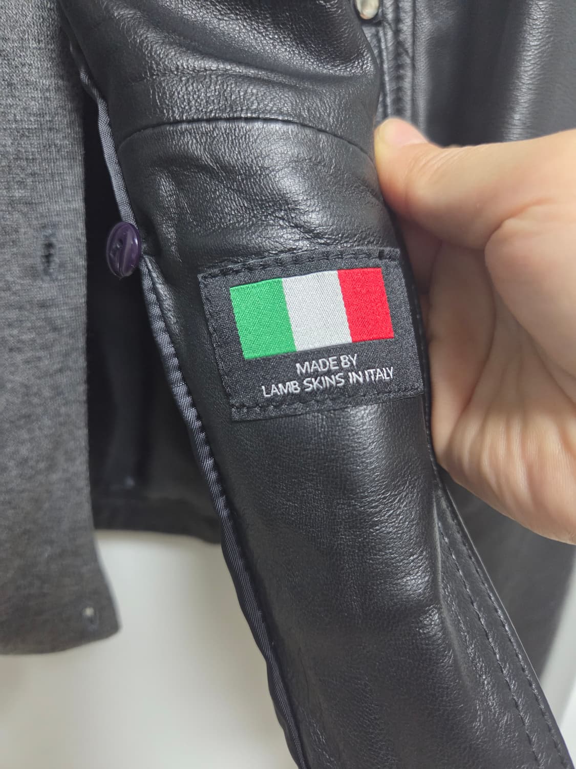 JIGOTT 후드 양가죽 자켓 S-M 사이즈 상품이미지4