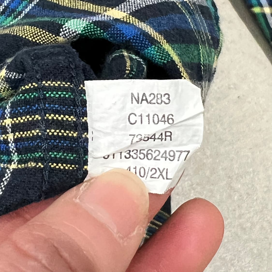 챕스 랄프로렌 체크셔츠 s09519 상품이미지8