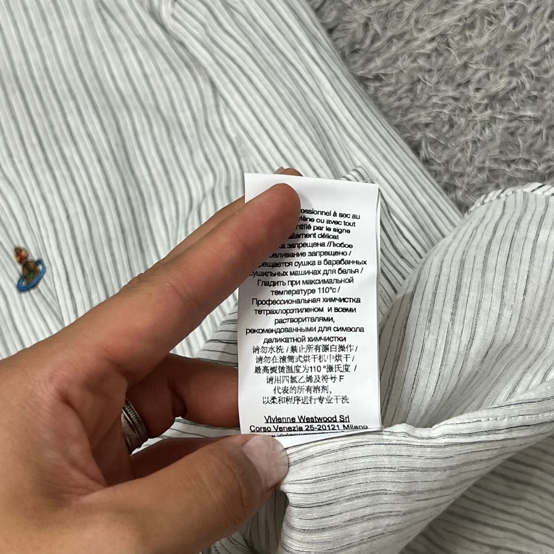 [우먼95-100] 비비안웨스트우드 셔츠 상품이미지5