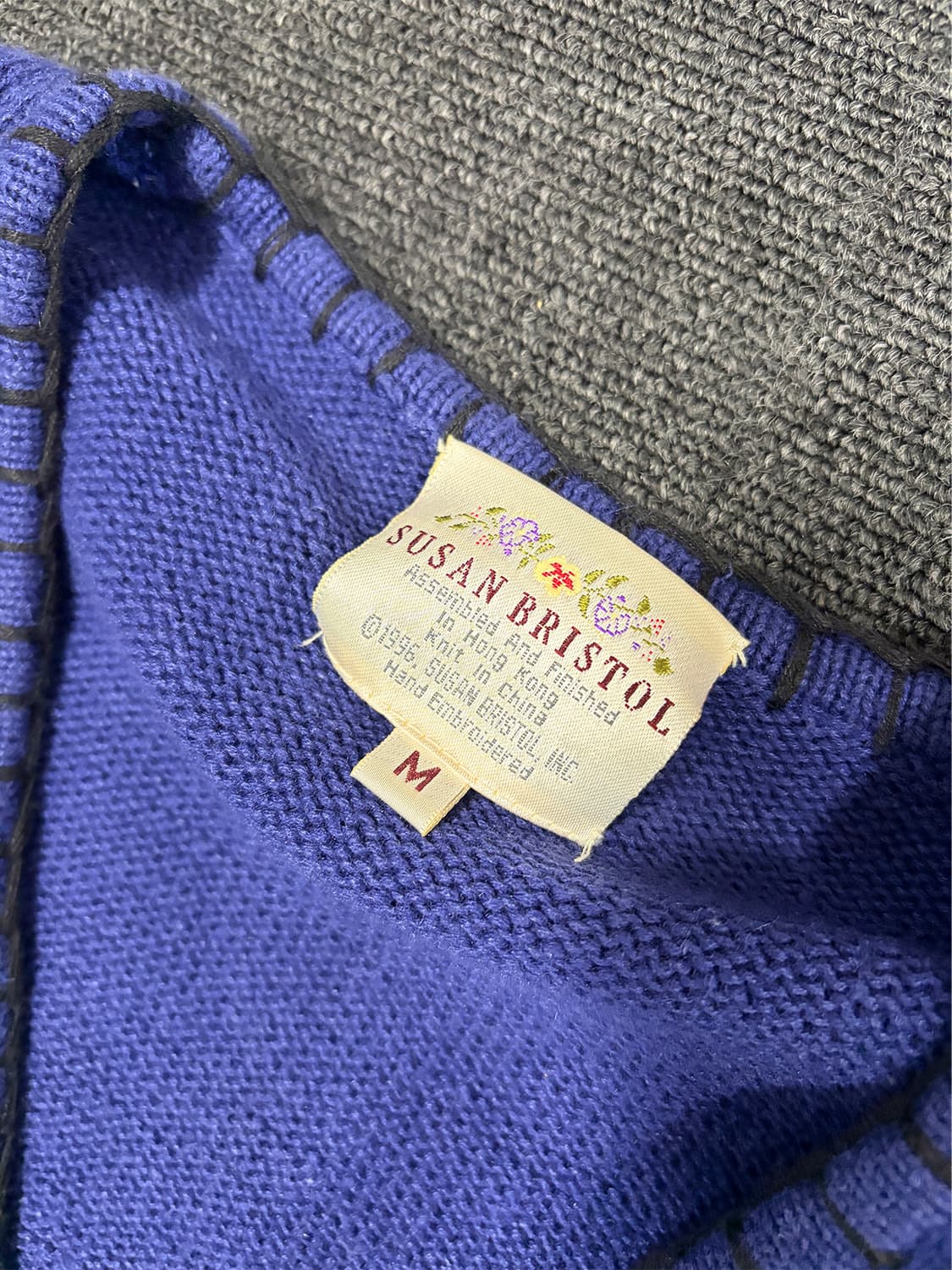 90s 빈티지 패치워크 가디건  상품이미지6