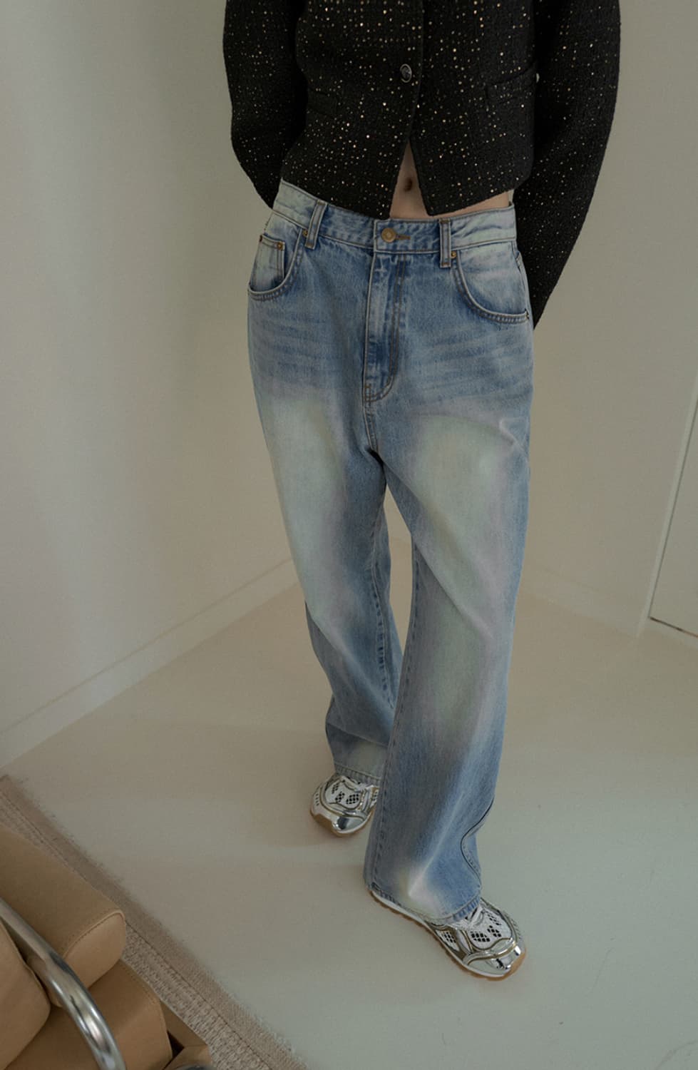 오버듀플레어 데님 상품이미지1