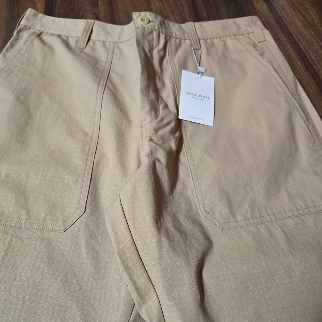 AECA WHITE 립스탑 퍼티그 팬츠 M 신품 상품이미지2