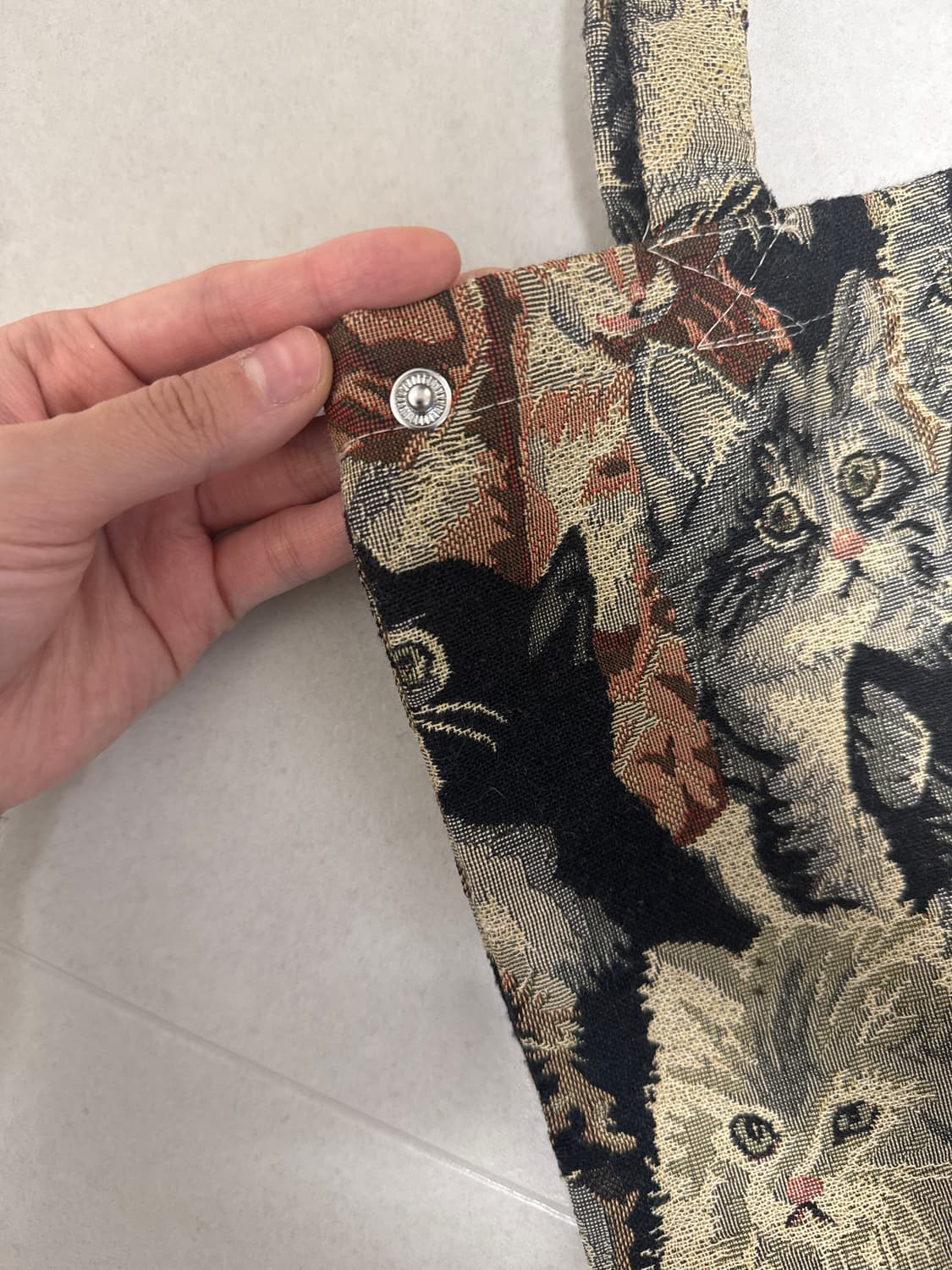 bless 고양이 에코백 상품이미지4