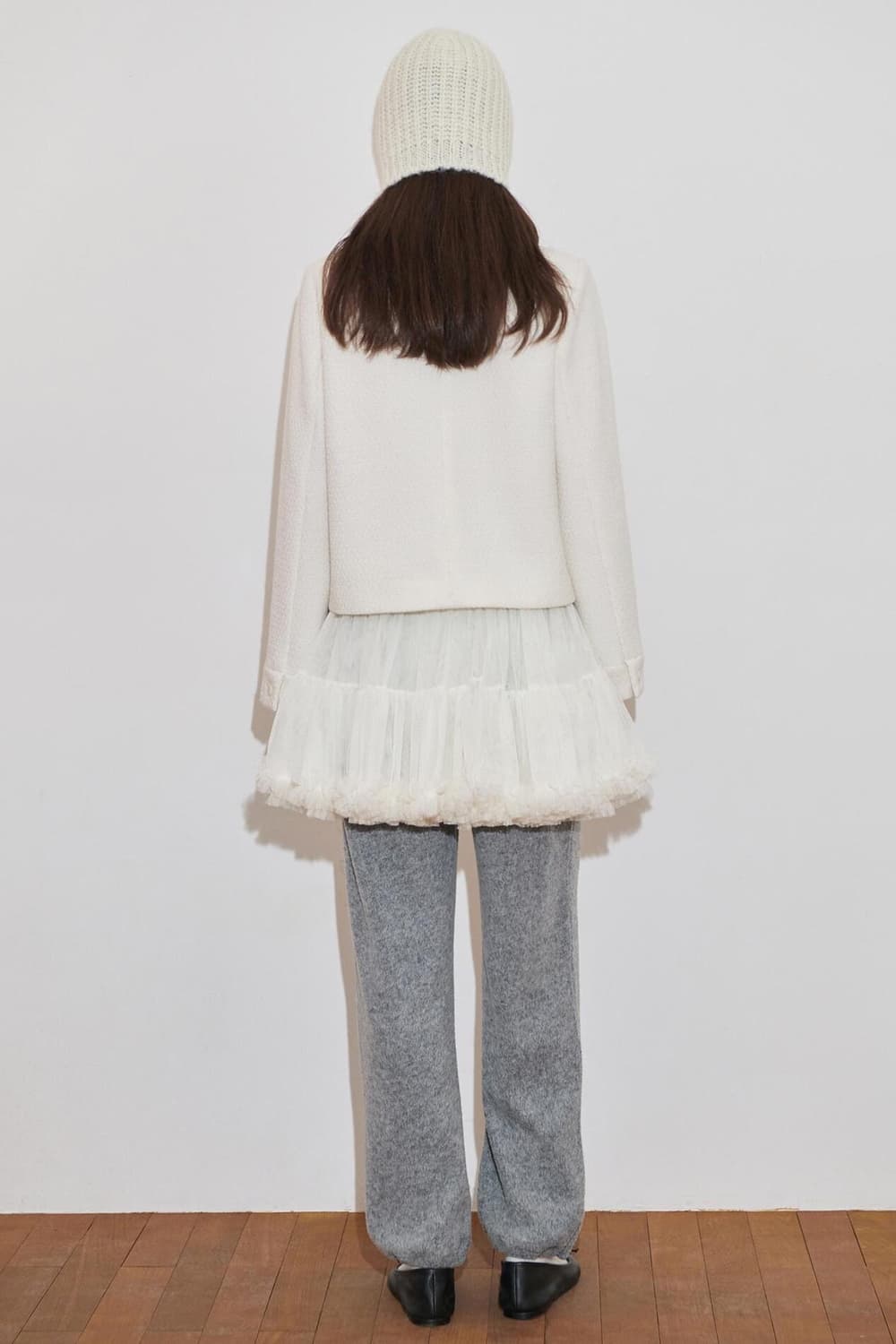 시눈 튜튜 스커트 크림 상품이미지6