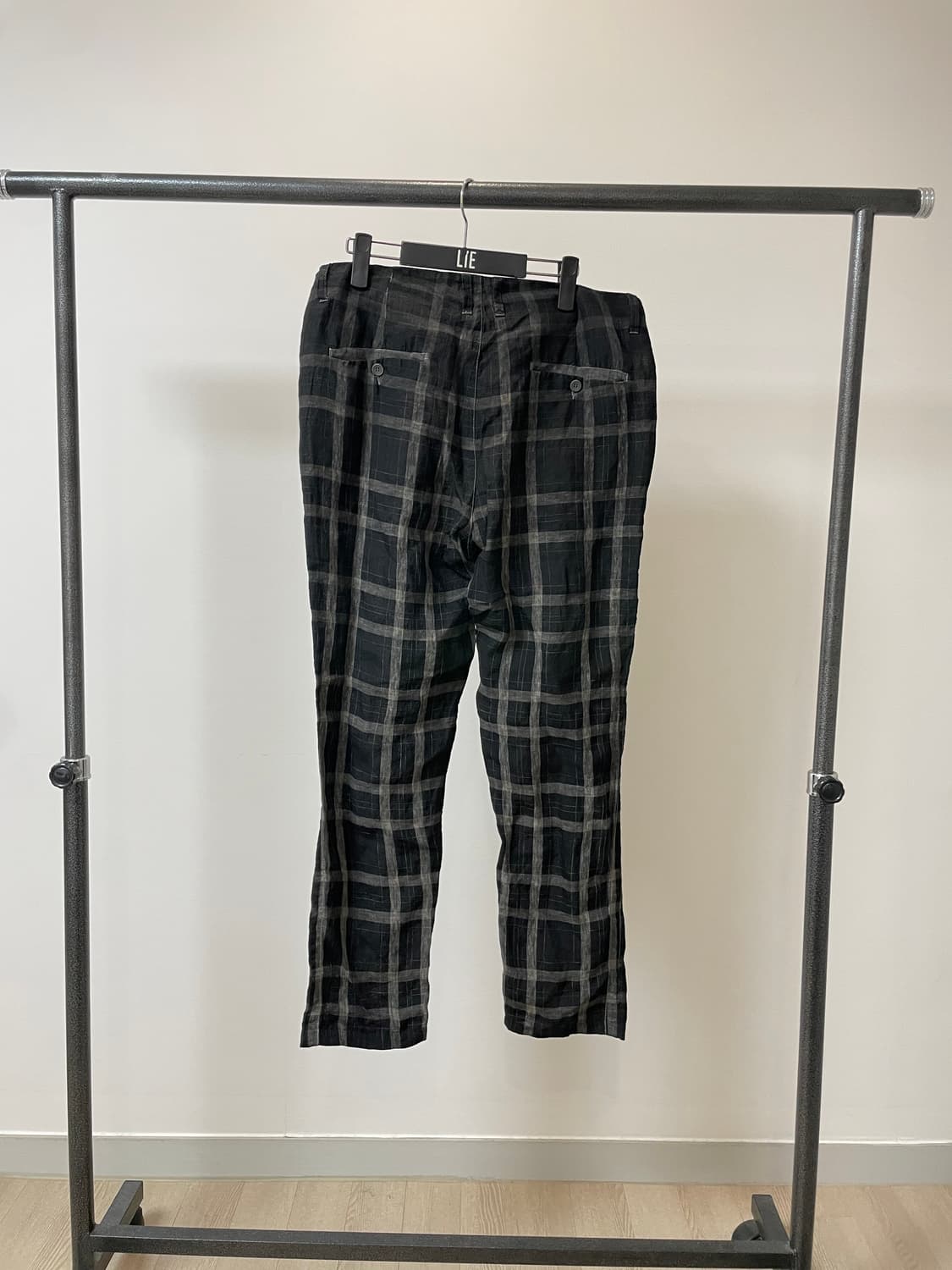 (M) Transit 트랜짓 린넨 체크 팬츠 상품이미지5