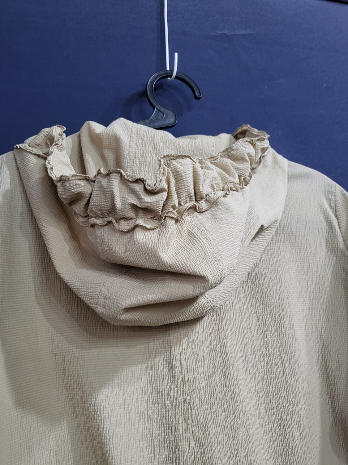 시어서커 후드 셔링 자켓 상품이미지5