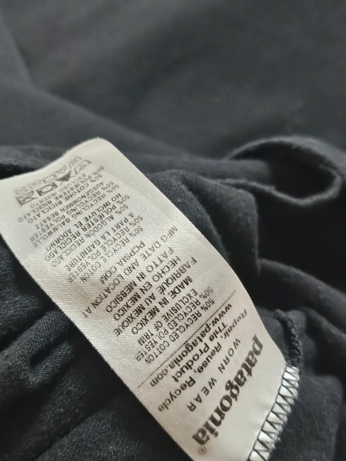 Patagonia 롱 슬리브 블랙 L 상품이미지5