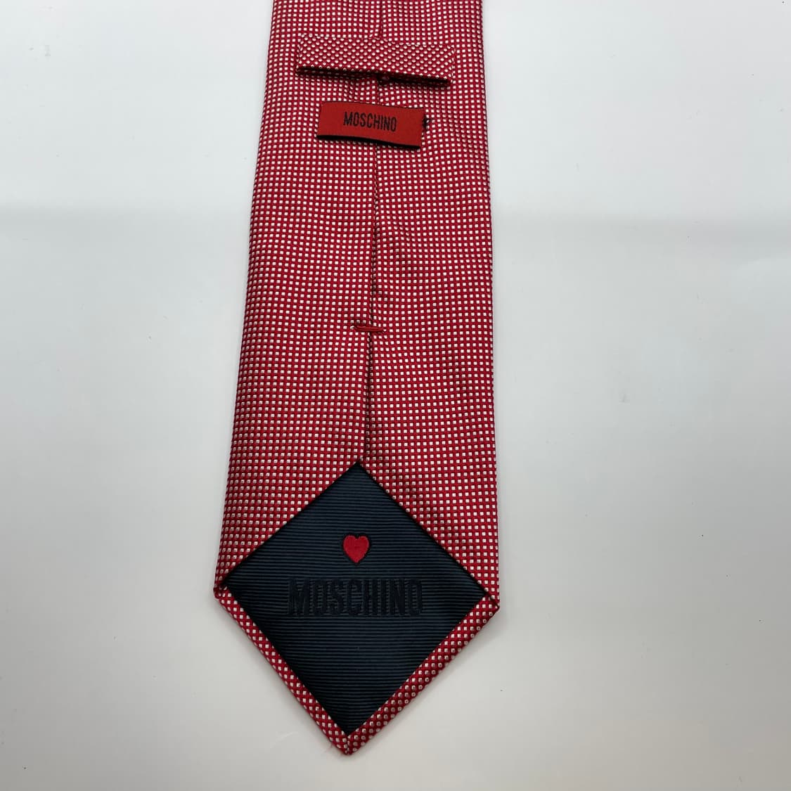 695) (MOSCHINO) 모스키노 패턴 넥타이 상품이미지2