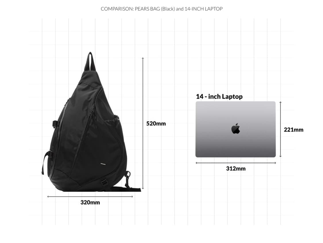 Worthwhile Movement PEARS BAG (Black) 상품이미지8
