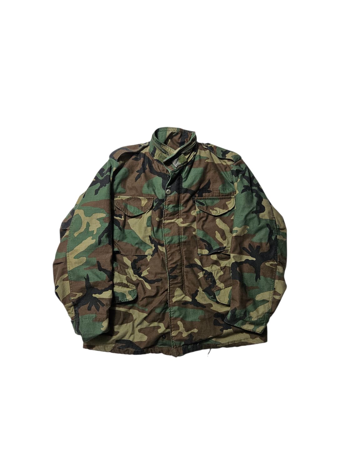 1980's 오리지널 M-65 필드자켓 우드랜드 M-R 상품이미지1