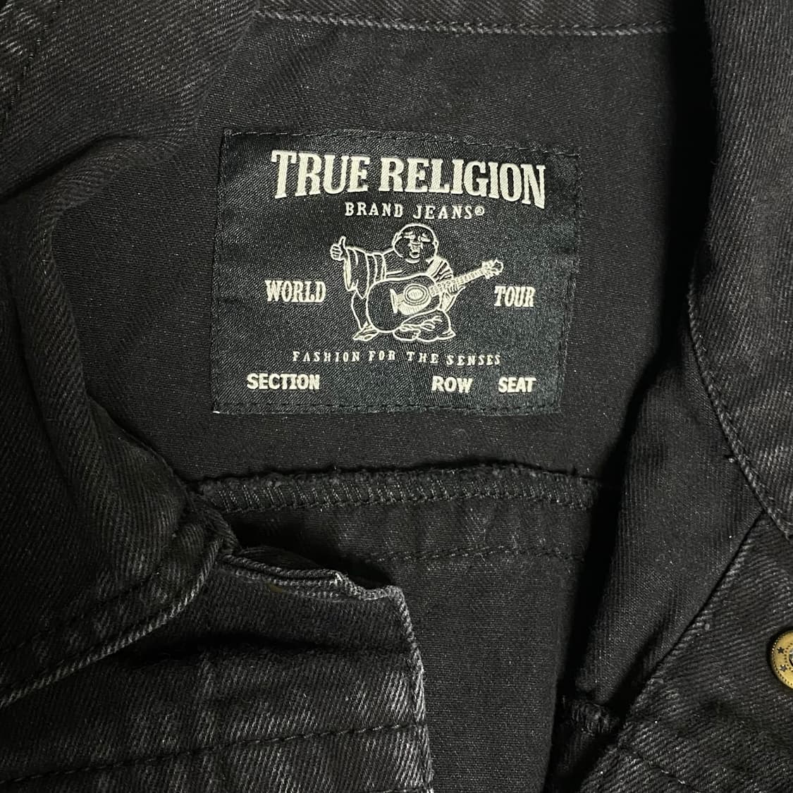 트루릴리전 트러커 자켓 블랙 L 상품이미지4