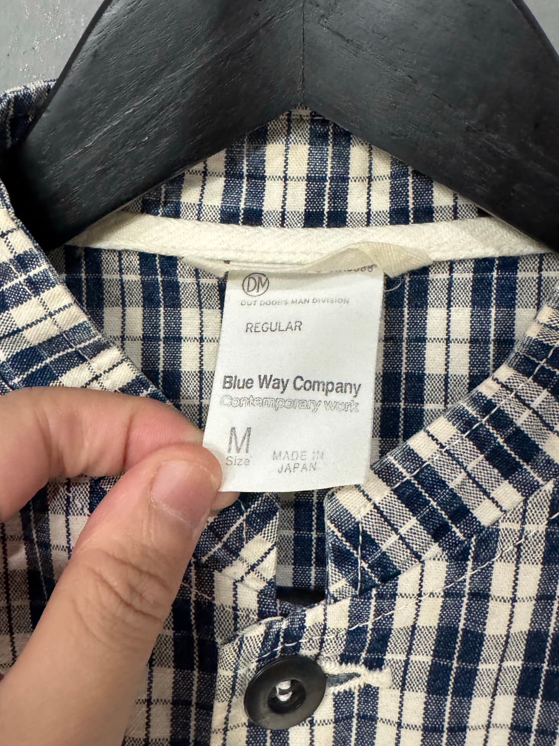 블루웨이컴퍼니 스탠드카라 체크셔츠  상품이미지4