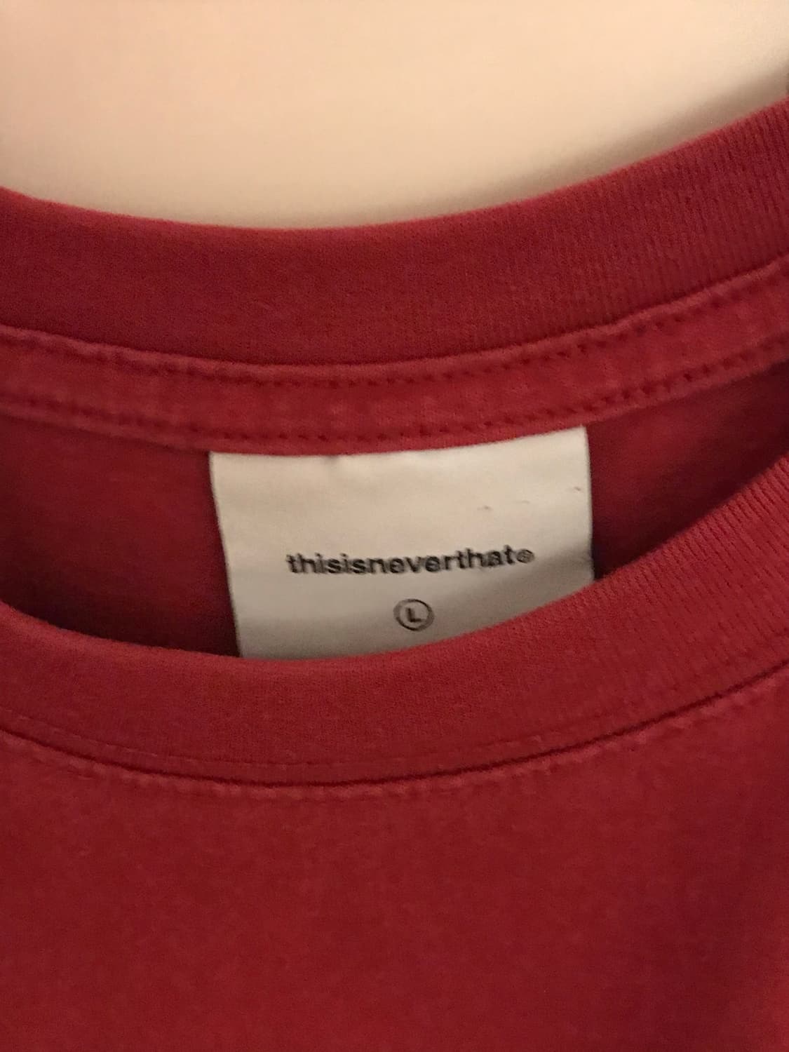 디스이즈네버댓 레드 티셔츠 L 상품이미지2