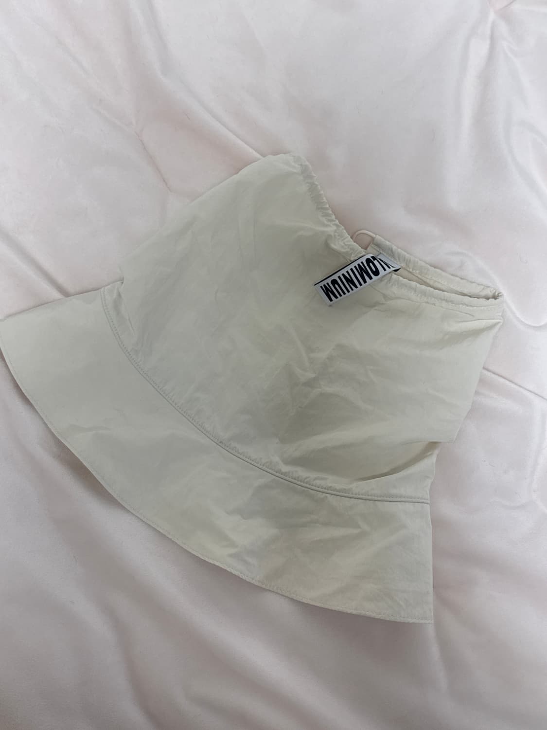 HALOMINIUM 스트링 버킷햇 ECRU 상품이미지2