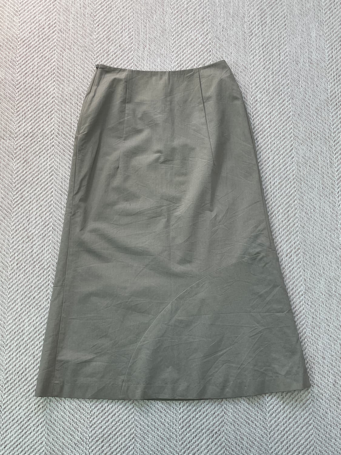 알파스핀 울 블렌드 커브 절개 롱 스커트 J04042 상품이미지4