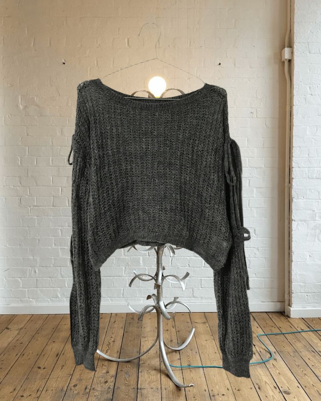 vintage grey ribbon knit 상품이미지8