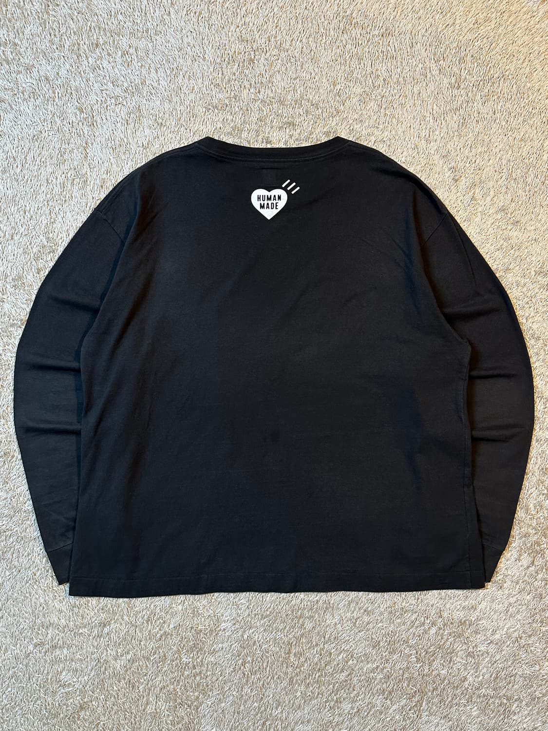 휴먼메이드 그래픽 롱슬리브 긴팔 블랙 상품이미지3