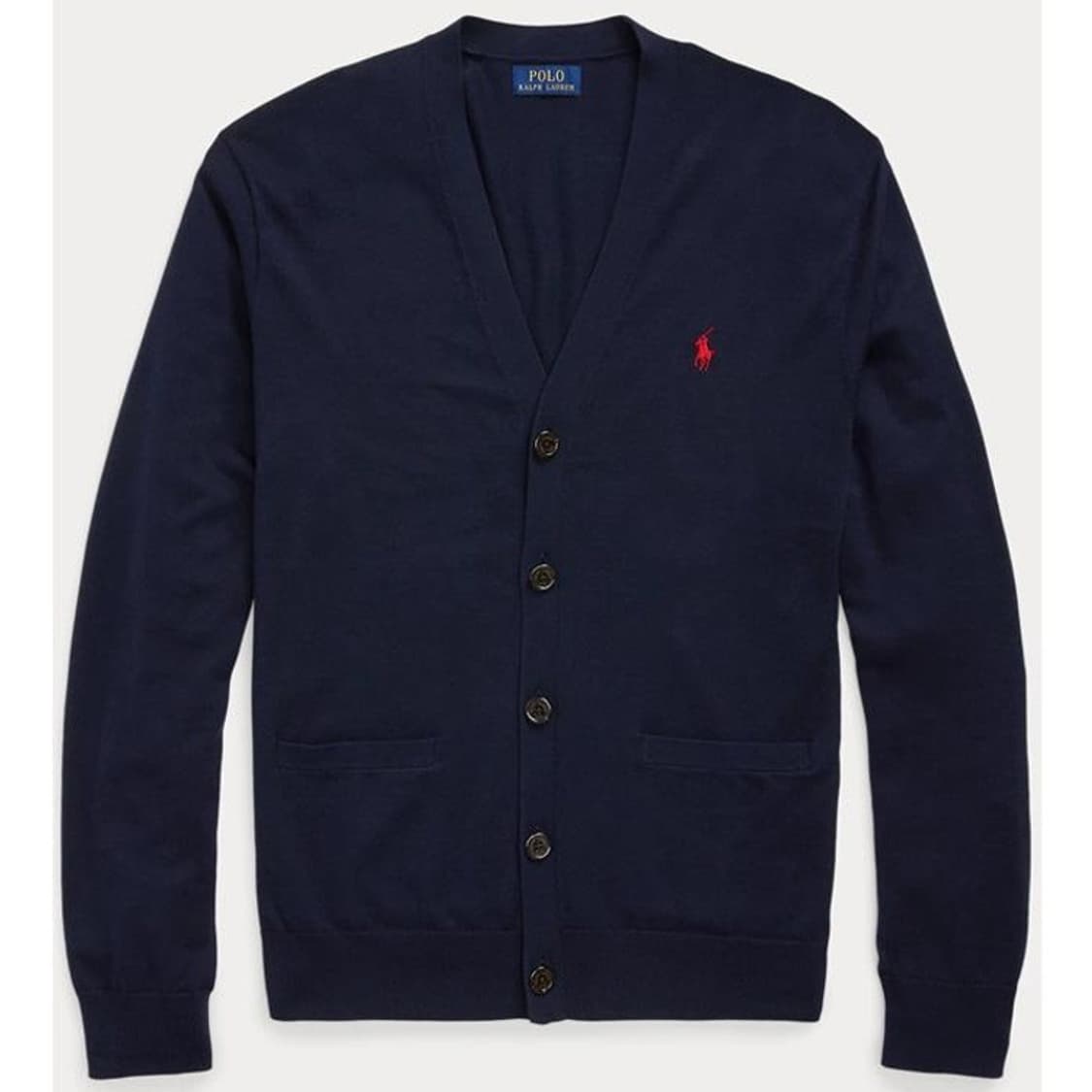 [L] 폴로 랄프로렌 피마코튼 가디건 네이비 상품이미지1