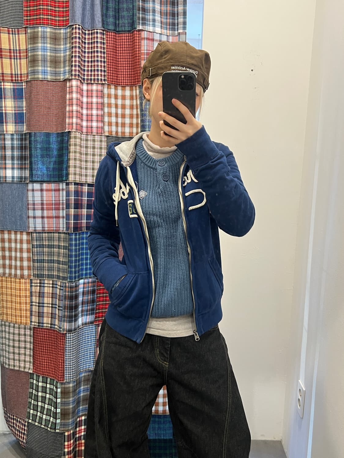 아베크롬비 블루 후드집업 상품이미지2