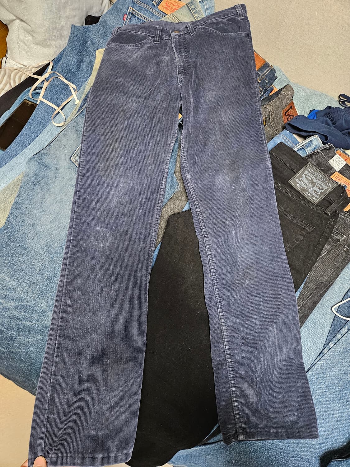80s levi's 519 코듀로이 팬츠 31사이즈 화이트탭 상품이미지1