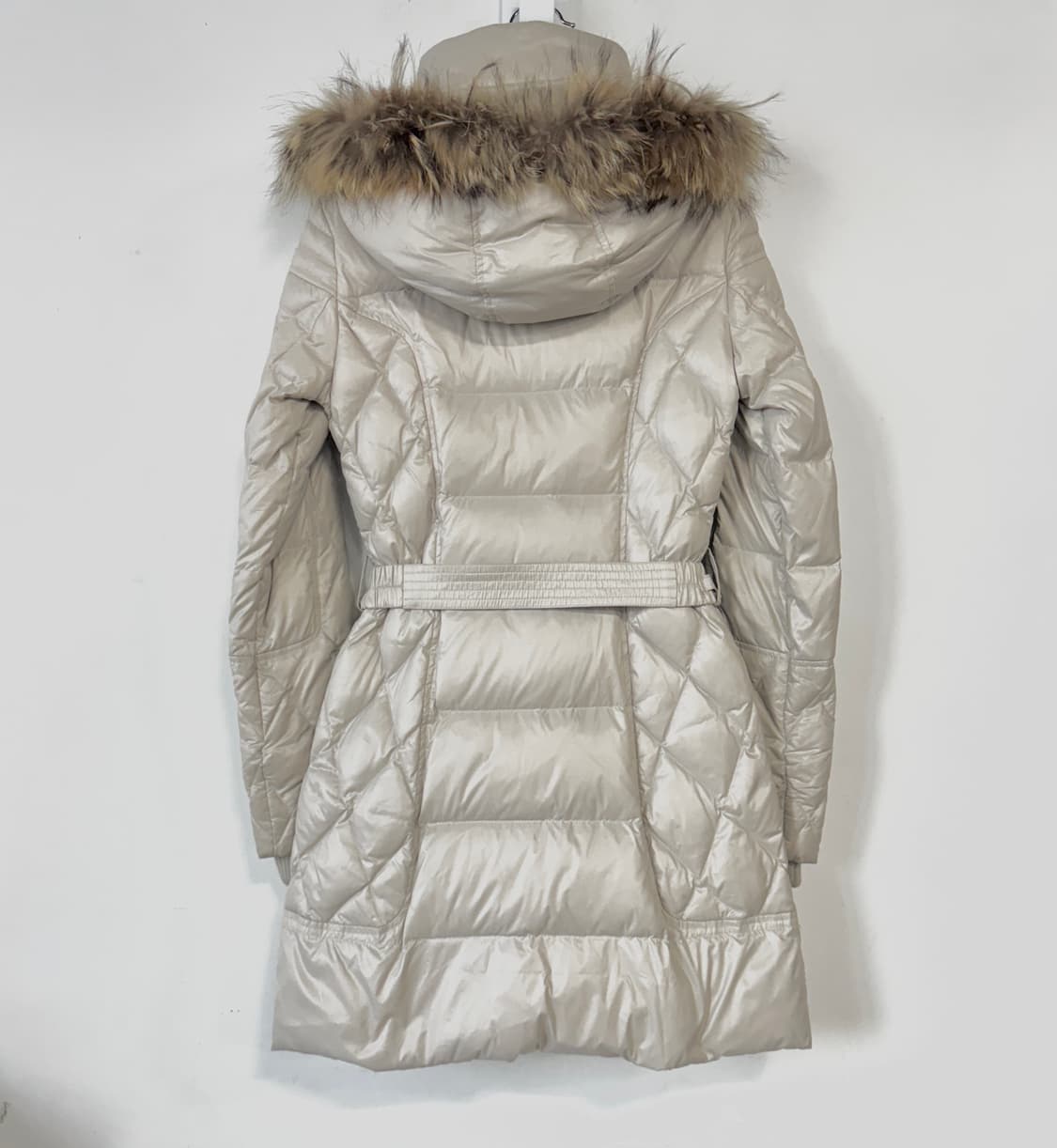 애드 add 라쿤 퍼 후드 구스 다운 패딩 상품이미지5