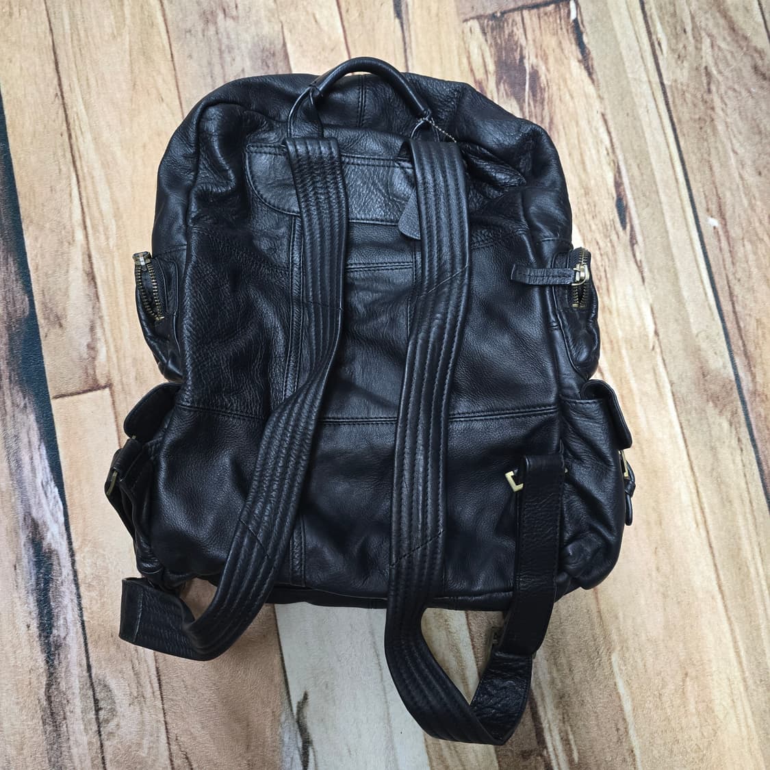 빈티지 풀그레인 카우레더 백팩 상품이미지7