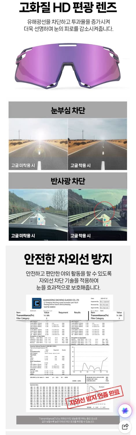 ROCKBROS 스포츠 편광 고글 SET 상품이미지8