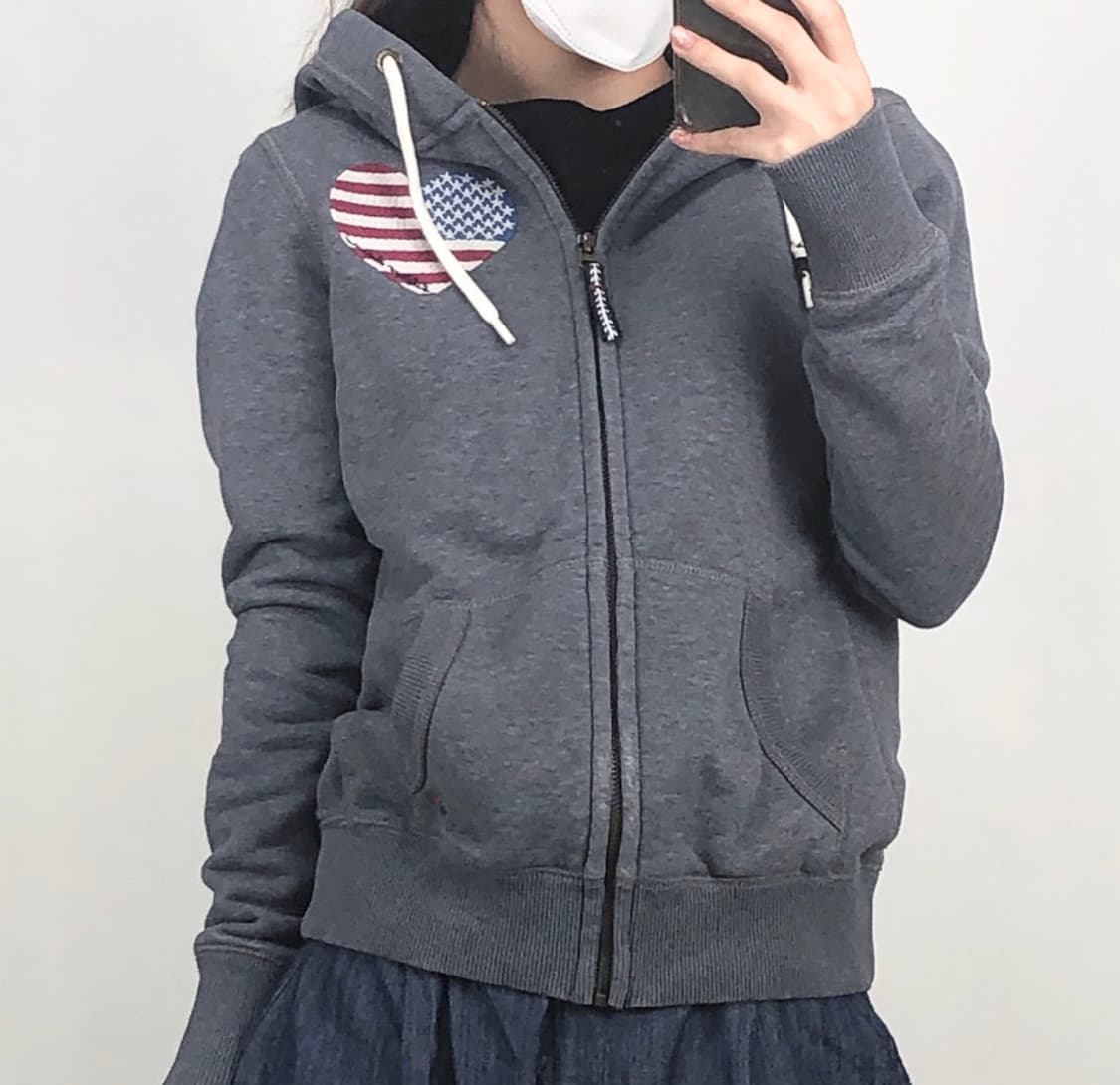 타미힐피거 하트 성조기 후드집업 상품이미지1