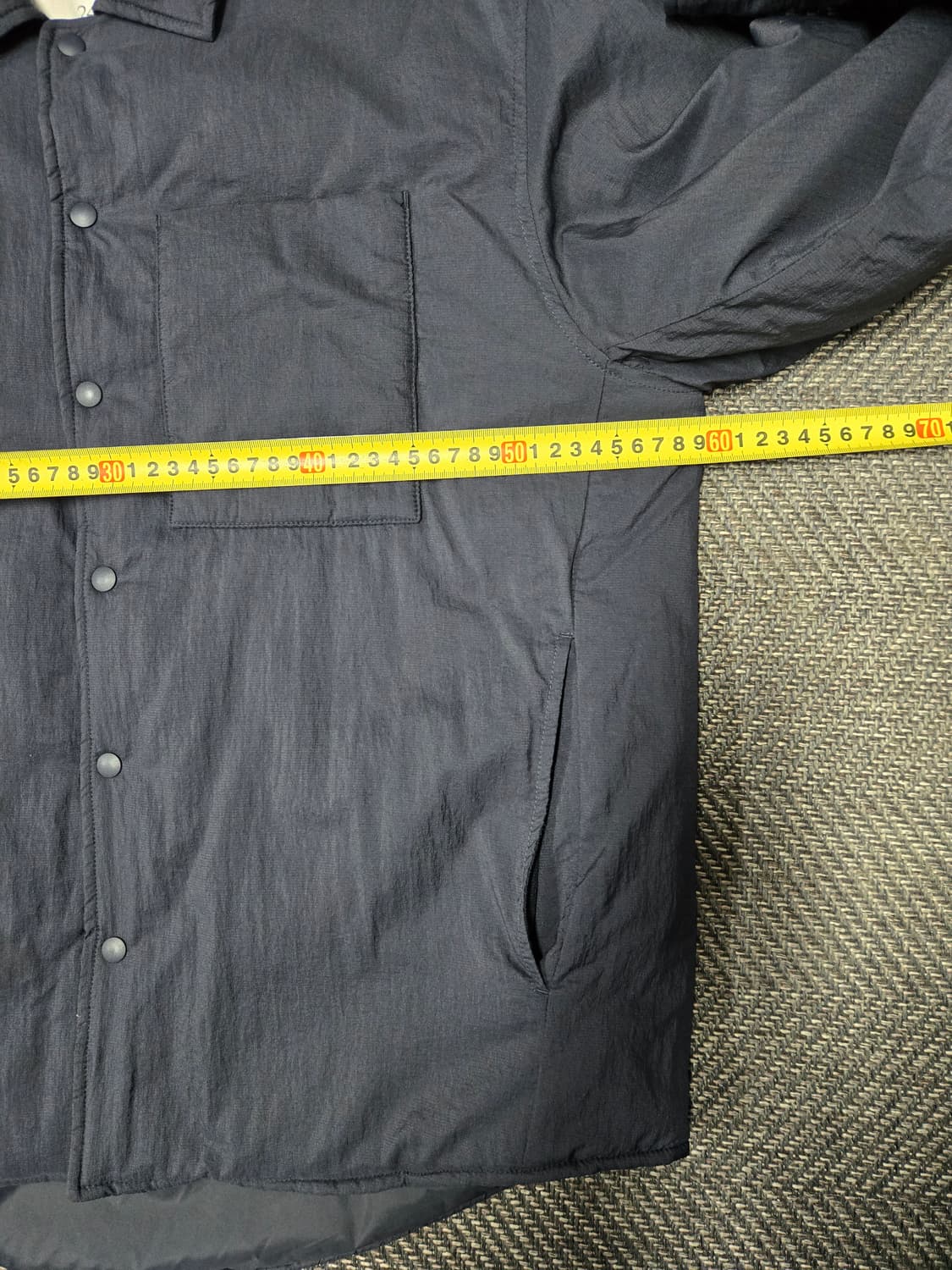 247 시리즈 프리마로프트 셔츠 점퍼 네이비 솜누비 자켓 상품이미지7